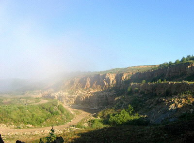 Visean Stage Aleksian-Mikhailovian substages quarry